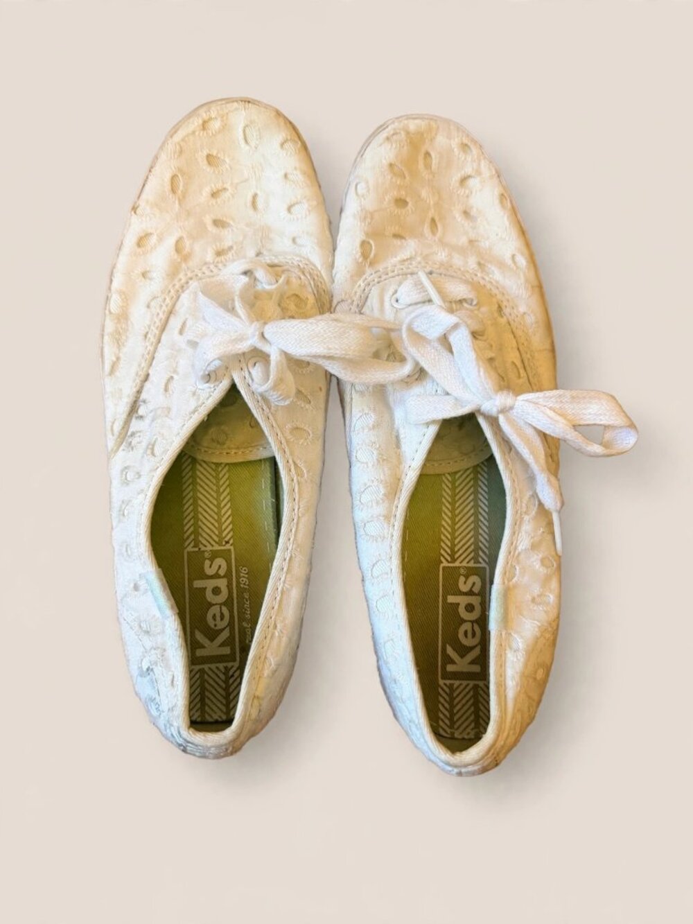 Keds Champion Eyelet Sneakers White — Size 7